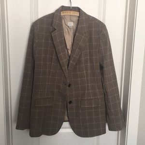 Target checked blazer